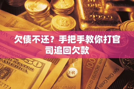 武汉欠债不还？手把手教你打官司追回欠款