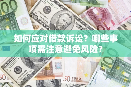武汉如何应对借款诉讼？哪些事项需注意避免风险？