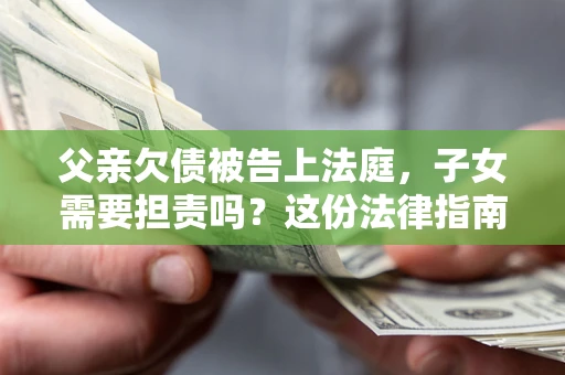 武汉父亲欠债被告上法庭，子女需要担责吗？这份法律指南必须看完