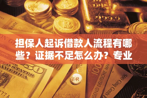 武汉担保人起诉借款人流程有哪些？证据不足怎么办？专业律师解答