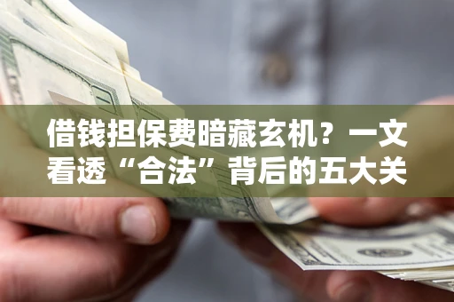武汉借钱担保费暗藏玄机？一文看透“合法”背后的五大关键陷阱