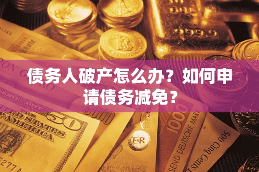 武汉债务人破产怎么办？如何申请债务减免？