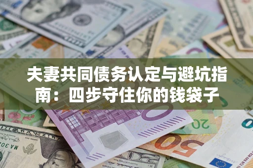 武汉夫妻共同债务认定与避坑指南：四步守住你的钱袋子