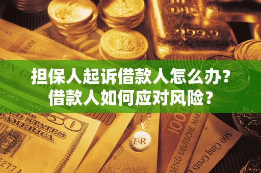 武汉担保人起诉借款人怎么办？借款人如何应对风险？