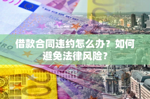 武汉借款合同违约怎么办？如何避免法律风险？
