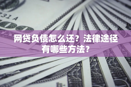 武汉网贷负债怎么还？法律途径有哪些方法？