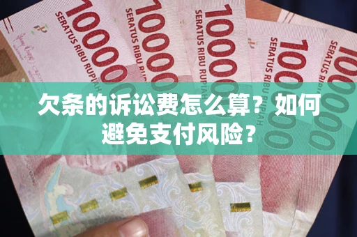 武汉欠条的诉讼费怎么算？如何避免支付风险？