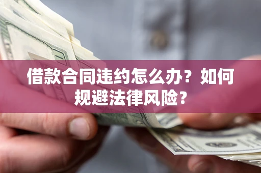 武汉借款合同违约怎么办？如何规避法律风险？