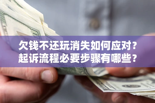 武汉欠钱不还玩消失如何应对？起诉流程必要步骤有哪些？